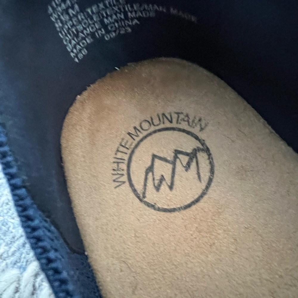 Women's Navy Slip-On White Mountain sneakers - Picture 5 of 6